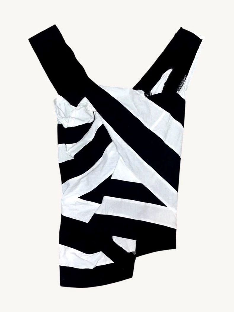 Junya Watanabe Junya Watanabe AD2005 Striped Tank Top Size S / US 4 / IT 40 - 2 Thumbnail