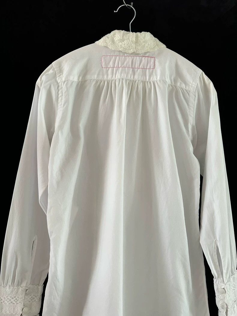 Junya Watanabe Junya Watanabe 2005 Lace Collar Shirt Size S / US 4 / IT 40 - 8 Thumbnail