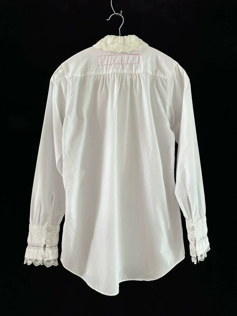 Junya Watanabe Junya Watanabe 2005 Lace Collar Shirt Size S / US 4 / IT 40 - 4 Thumbnail
