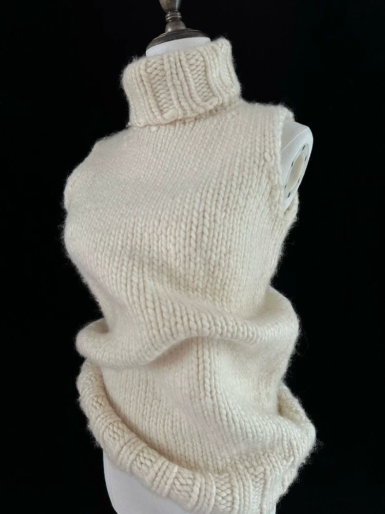 Junya Watanabe Junya Watanabe 1997 Wool Sleeveless Sweater Size S / US 4 / IT 40 - 4 Thumbnail