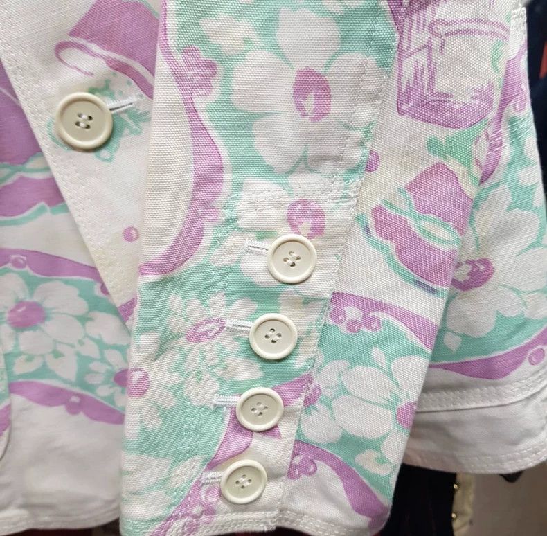 Junya Watanabe Junya Watanabe Printed Women's Blazer Size M / US 6-8 / IT 42-44 - 4 Thumbnail