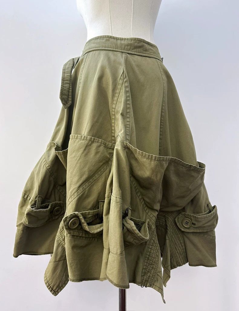 Junya Watanabe Junya Watanabe Military Deconstructed Skirt Size 33" - 3 Thumbnail