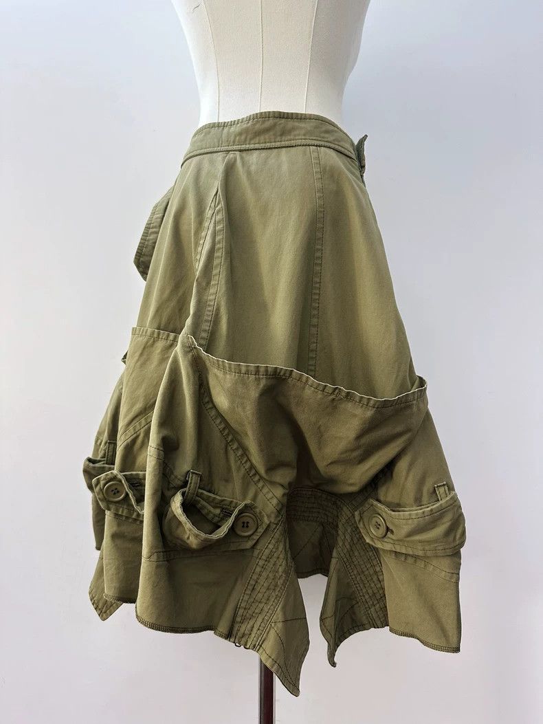 Junya Watanabe Junya Watanabe Military Deconstructed Skirt Size 33" - 2 Thumbnail