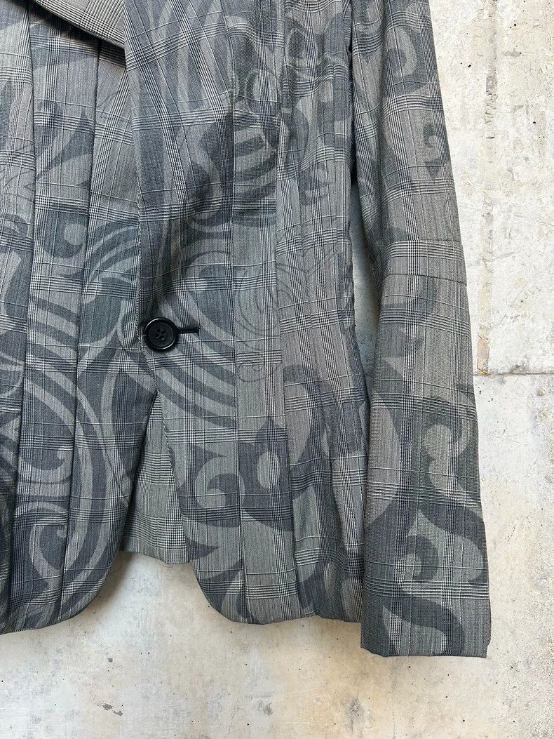 Junya Watanabe Junya Watanabe 1996 Printed Jacket Blazer Size L / US 10 / IT 46 - 4 Thumbnail