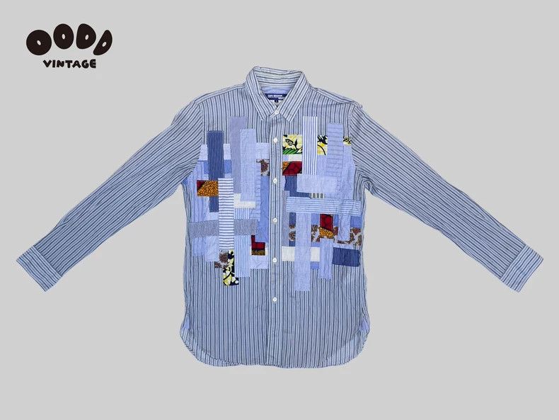 Junya Watanabe Junya Watanabe 16SS Patchwork Shirt Size M / US 6-8 / IT 42-44 - 2 Thumbnail