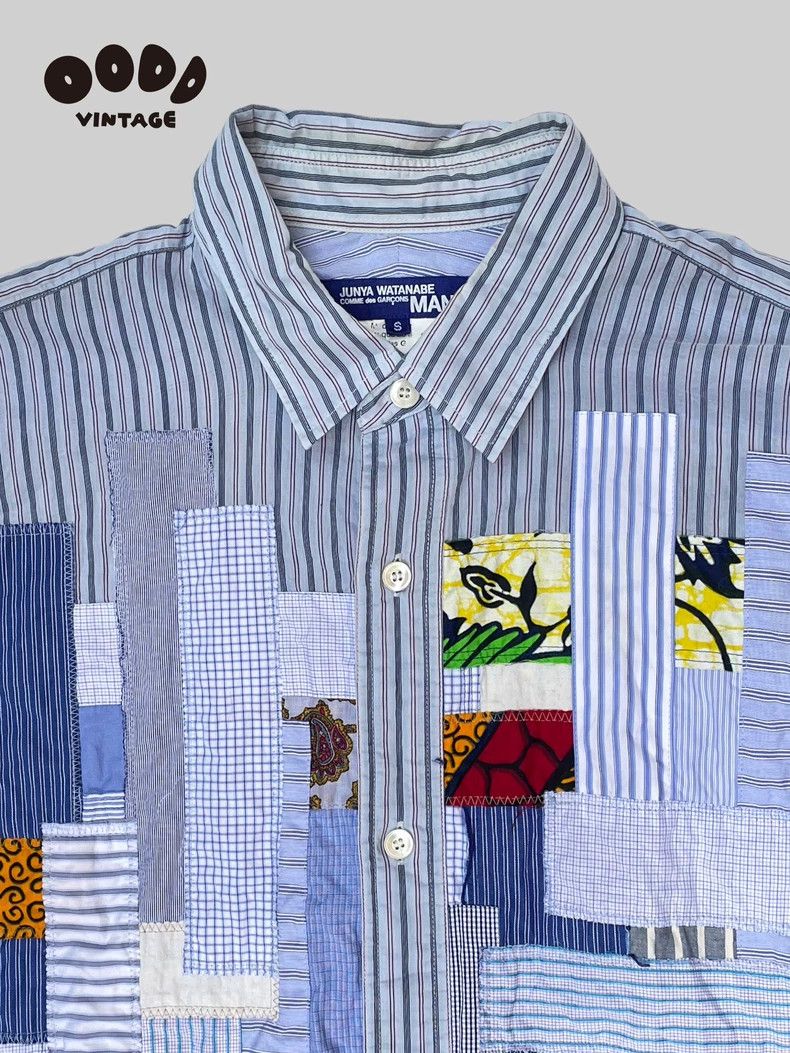 Junya Watanabe Junya Watanabe 16SS Patchwork Shirt Size M / US 6-8 / IT 42-44 - 6 Thumbnail