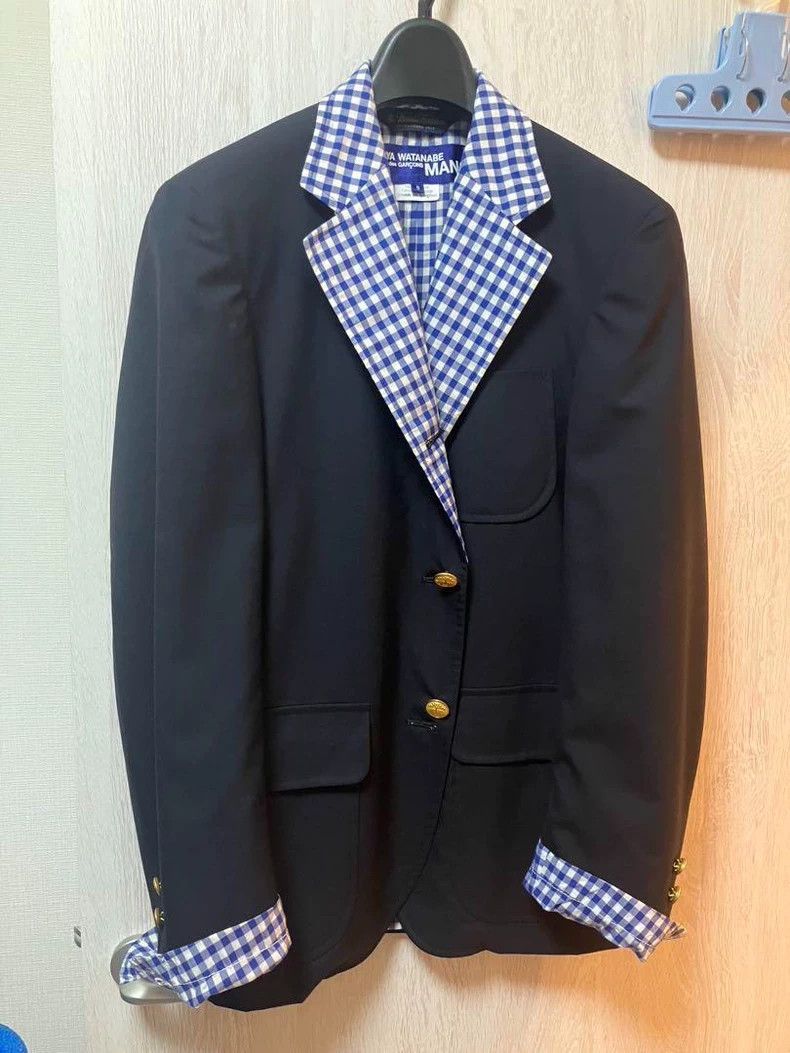 Junya Watanabe Junya Watanabe Double-Sided Navy Jacket Size S / US 4 / IT 40 - 2 Thumbnail