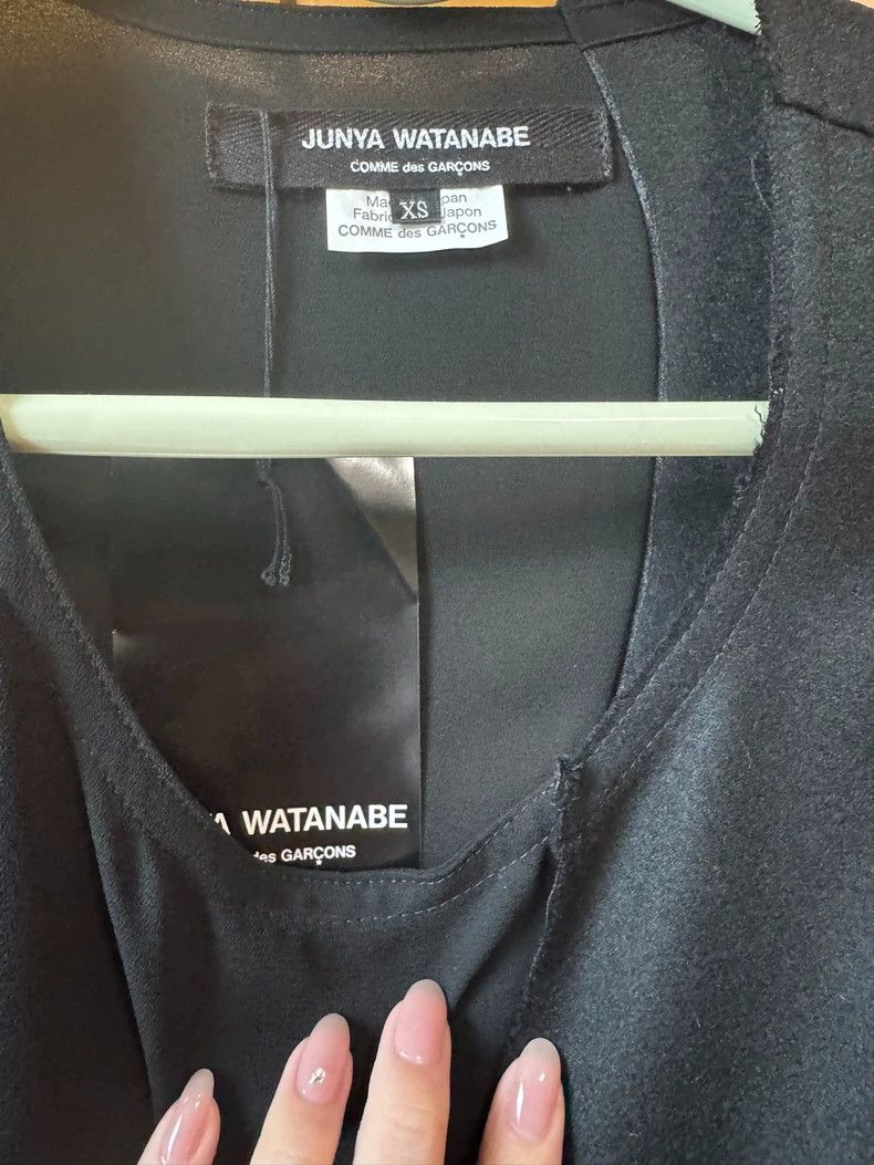 Junya Watanabe Junya Watanabe Black Sleeveless Dress Size XS / US 0-2 / IT 36-38 - 3 Thumbnail