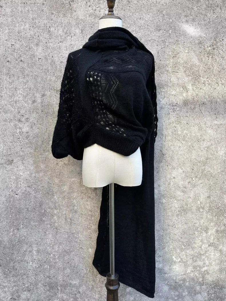 Junya Watanabe Junya Watanabe Deconstructed Knit Scarf Top Size S / US 4 / IT 40 - 5 Thumbnail