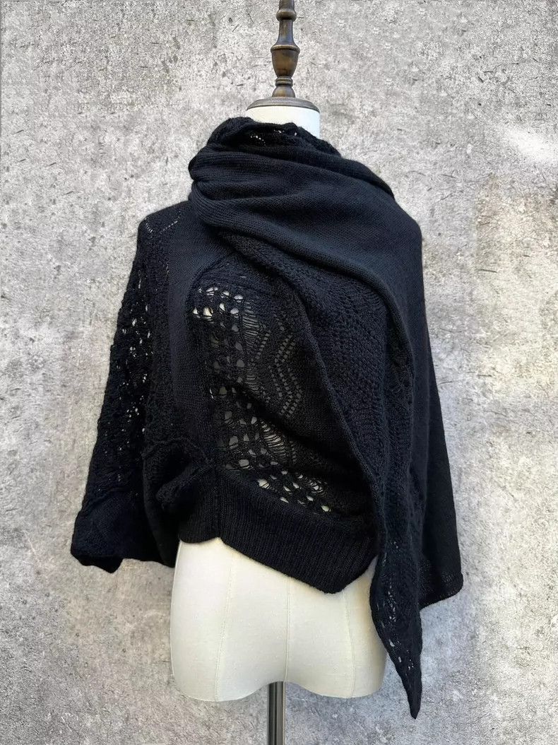 Junya Watanabe Junya Watanabe Deconstructed Knit Scarf Top Size S / US 4 / IT 40 - 2 Thumbnail