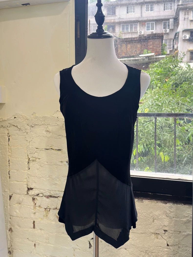 Junya Watanabe Junya Watanabe CDG Velvet Panel Tank Top Size M / US 6-8 / IT 42-44 - 3 Thumbnail