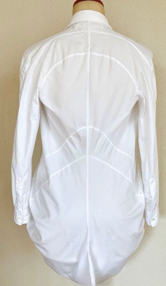 Junya Watanabe Junya Watanabe White Shirt Dress Size XS / US 0-2 / IT 36-38 - 2 Thumbnail