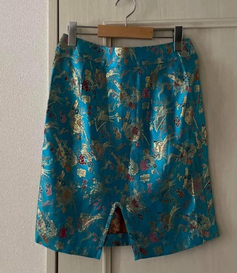 Junya Watanabe Junya Watanabe Women's Printed Skirt Size 38" / US 16 / IT 52 - 2 Thumbnail