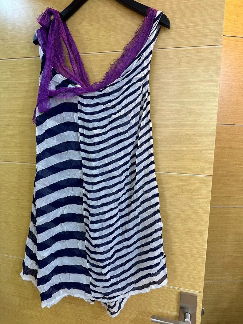 Junya Watanabe Junya Watanabe Silk Striped Dress Size S / US 4 / IT 40 - 2 Thumbnail