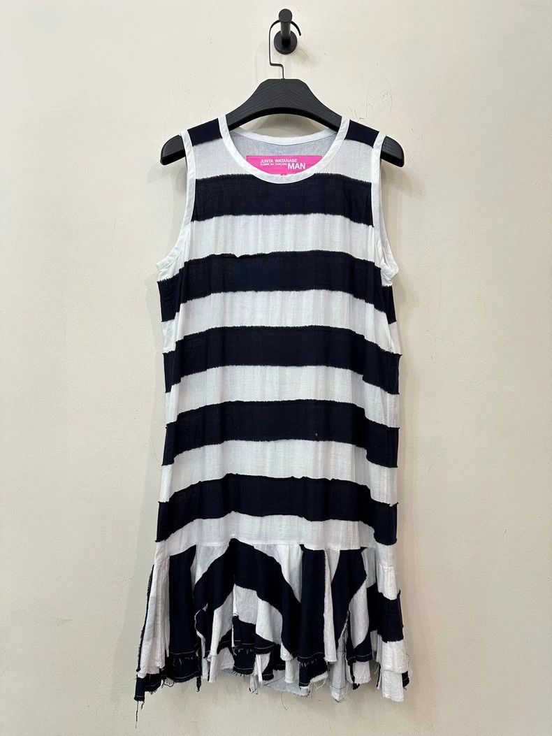 Junya Watanabe Junya Watanabe Striped Sleeveless Dress Size S / US 4 / IT 40 - 4 Thumbnail