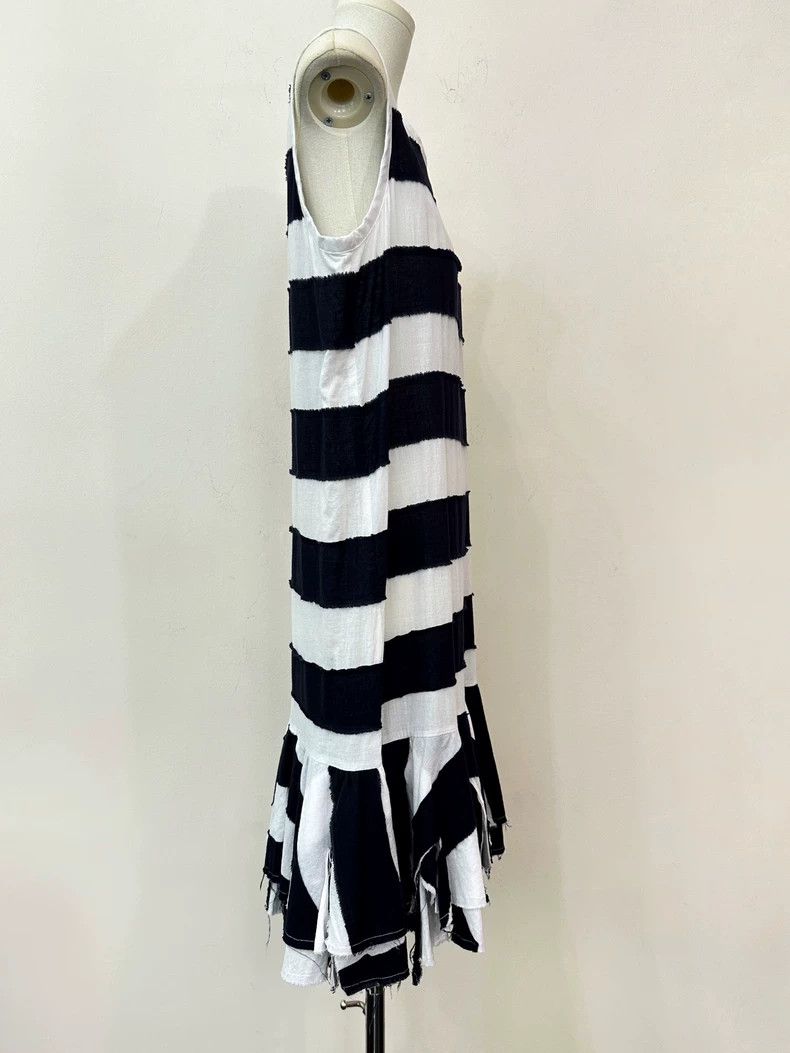 Junya Watanabe Junya Watanabe Striped Sleeveless Dress Size S / US 4 / IT 40 - 2 Thumbnail