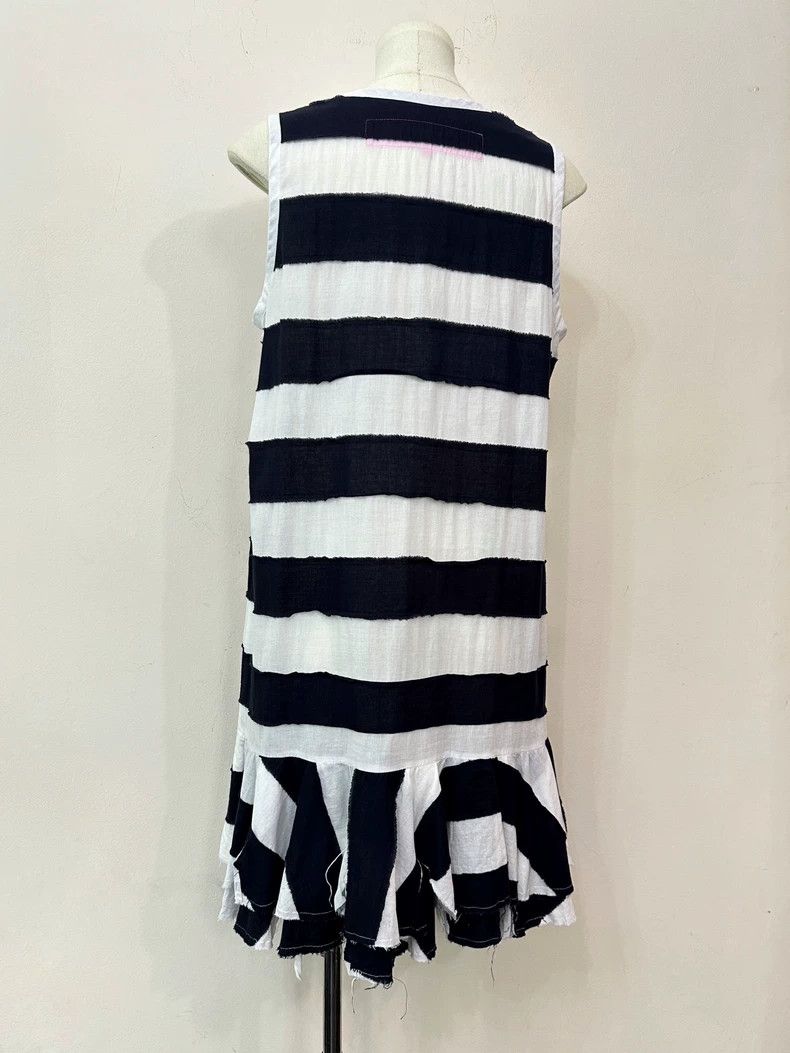 Junya Watanabe Junya Watanabe Striped Sleeveless Dress Size S / US 4 / IT 40 - 3 Thumbnail