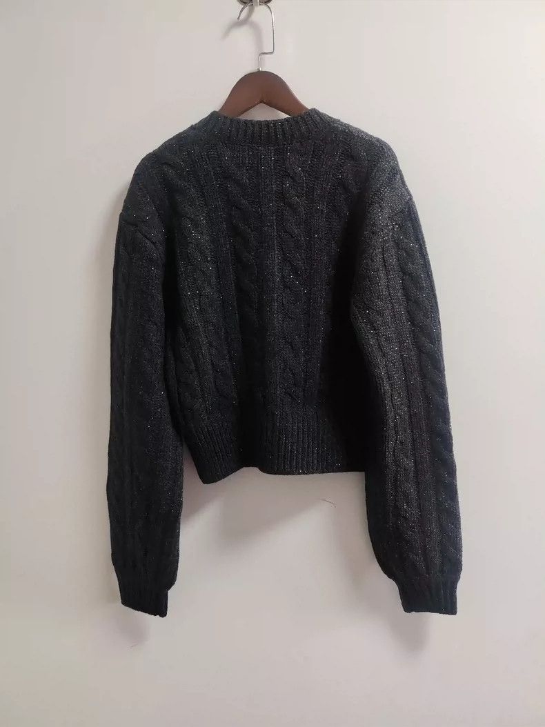 Alexander Wang Alexander Wang FW24 Crewneck Crystal Button Sweater Size S / US 4 / IT 40 - 2 Thumbnail