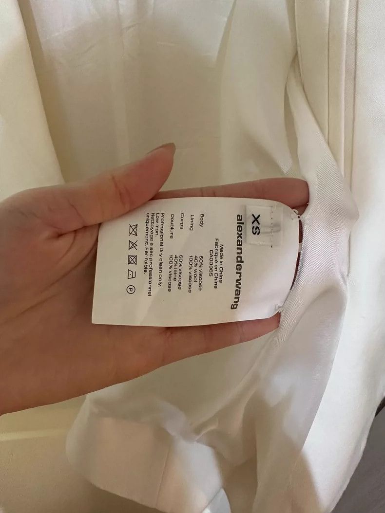 Alexander Wang Alexander Wang White Blazer Coat XS Size XS / US 0-2 / IT 36-38 - 2 Thumbnail