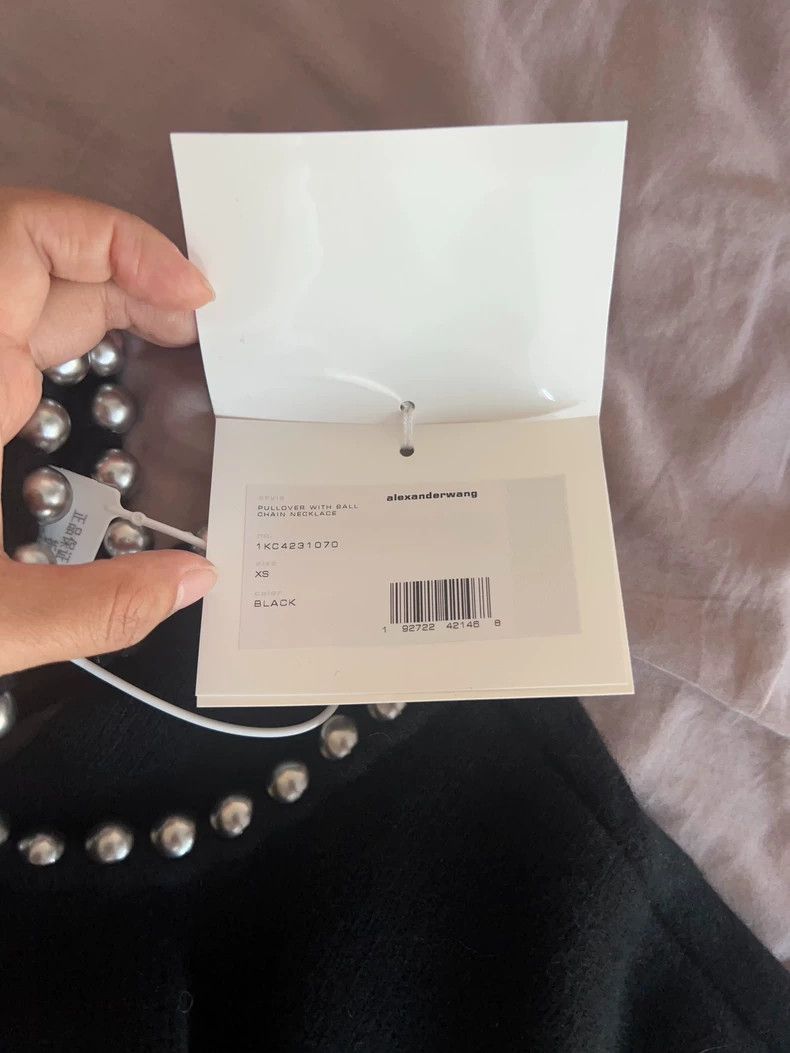 Alexander Wang Alexander Wang Wool Cashmere Pearl Sweater Size XS / US 0-2 / IT 36-38 - 5 Thumbnail
