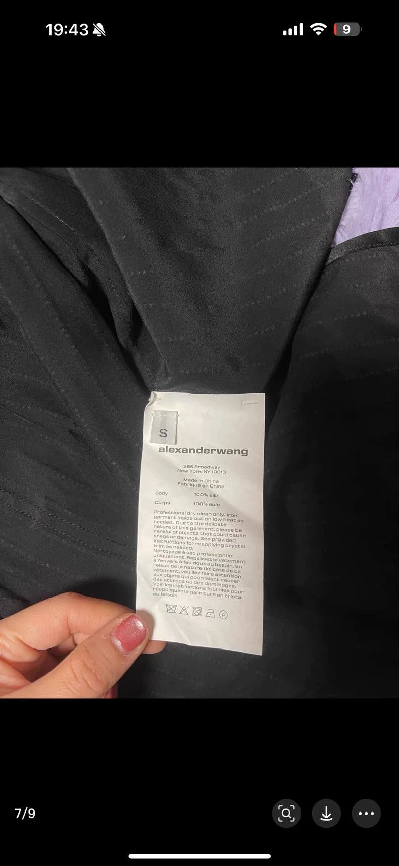 Alexander Wang Alexander Wang Crystal Long Sleeve Shirt Size L / US 10 / IT 46 - 5 Thumbnail