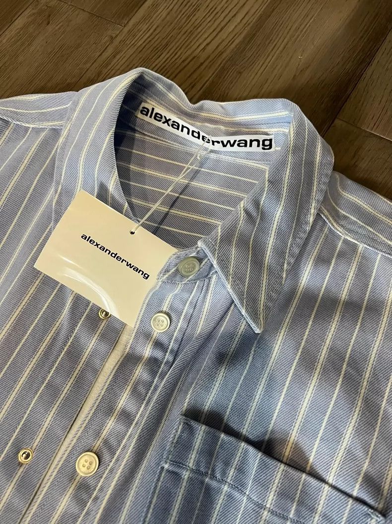 Alexander Wang Alexander Wang Striped Long Sleeve Shirt Size M / US 6-8 / IT 42-44 - 2 Thumbnail