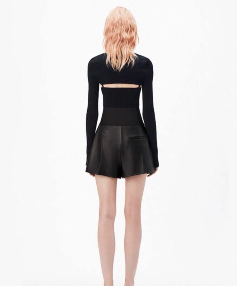 Alexander Wang Alexander Wang Leather High-Waist Shorts Size 24" / US 00 / IT 34 - 9 Thumbnail