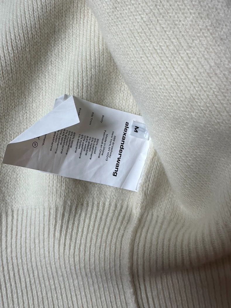 Alexander Wang Alexander Wang White Crystal Cardigan Size M / US 6-8 / IT 42-44 - 3 Thumbnail