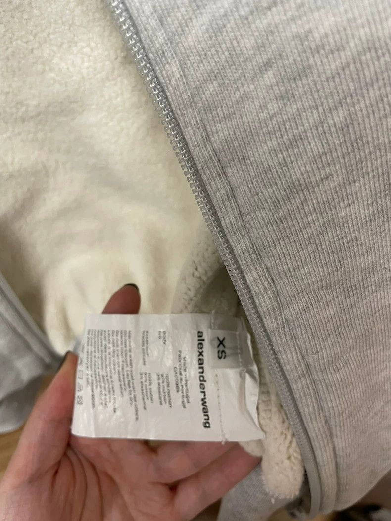 Alexander Wang Alexander Wang Gray Cropped Bomber Jacket Size XS / US 0-2 / IT 36-38 - 4 Thumbnail