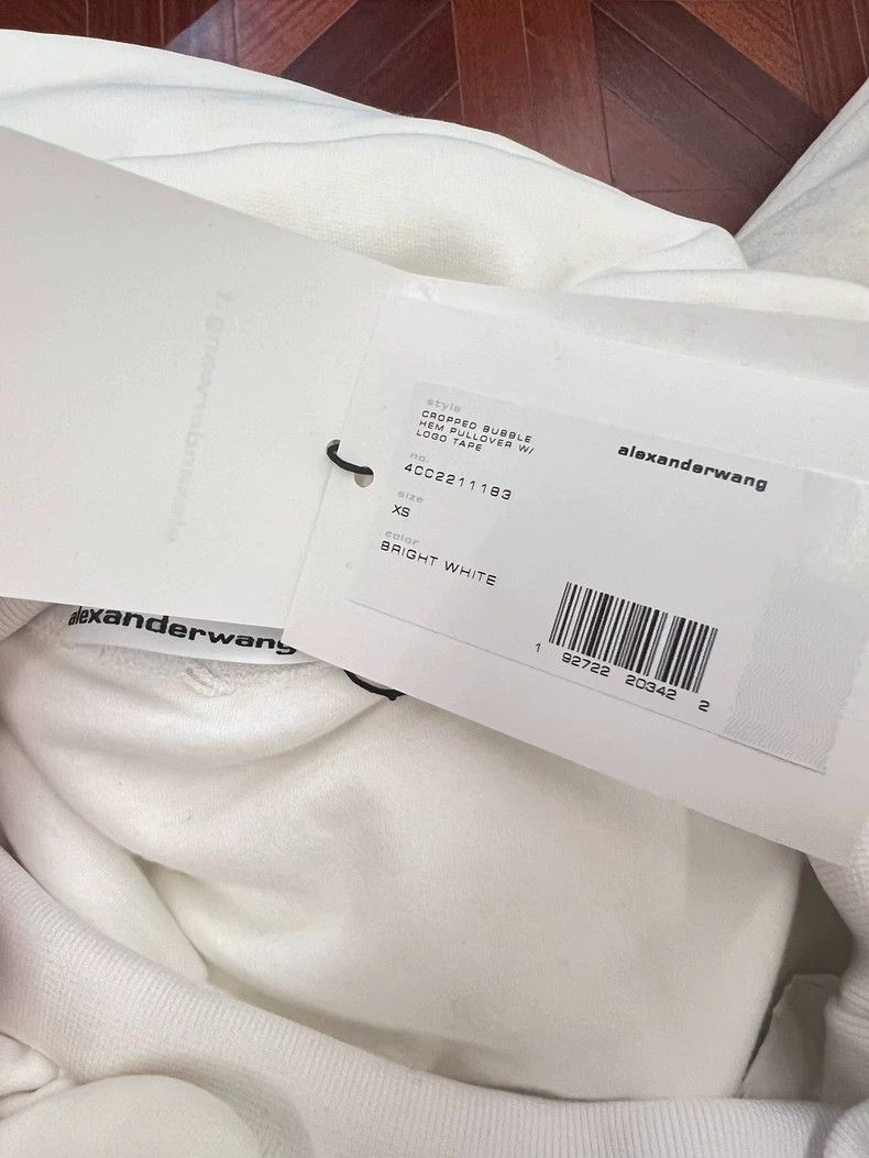 Alexander Wang Alexander Wang High Neck Crop Reflective Sweatshirt Size XS / US 0-2 / IT 36-38 - 4 Thumbnail