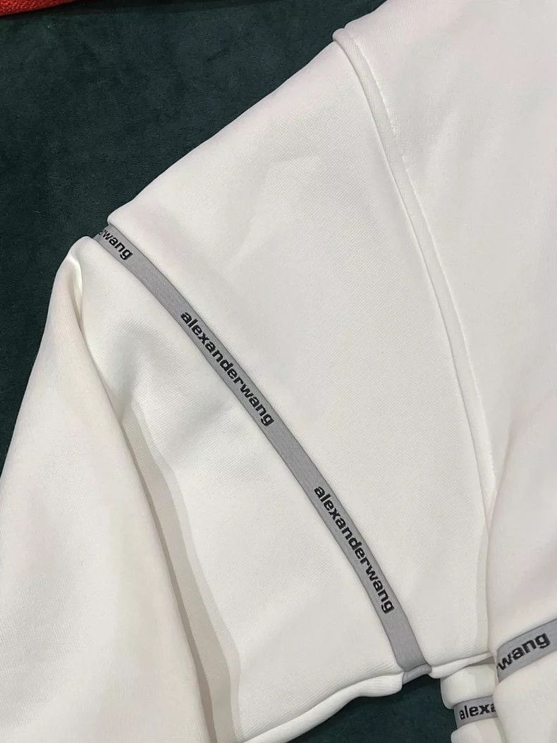 Alexander Wang Alexander Wang High Neck Crop Reflective Sweatshirt Size XS / US 0-2 / IT 36-38 - 2 Thumbnail