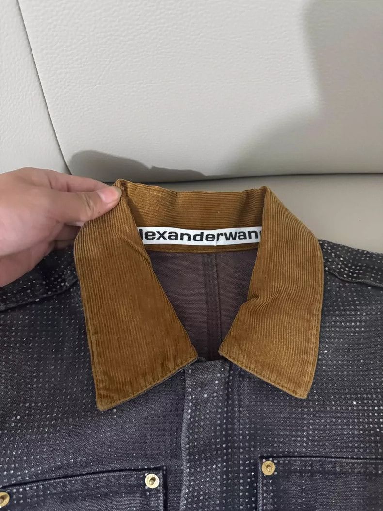 Alexander Wang Alexander Wang Crystal Studded Denim Jacket Size M / US 6-8 / IT 42-44 - 3 Thumbnail