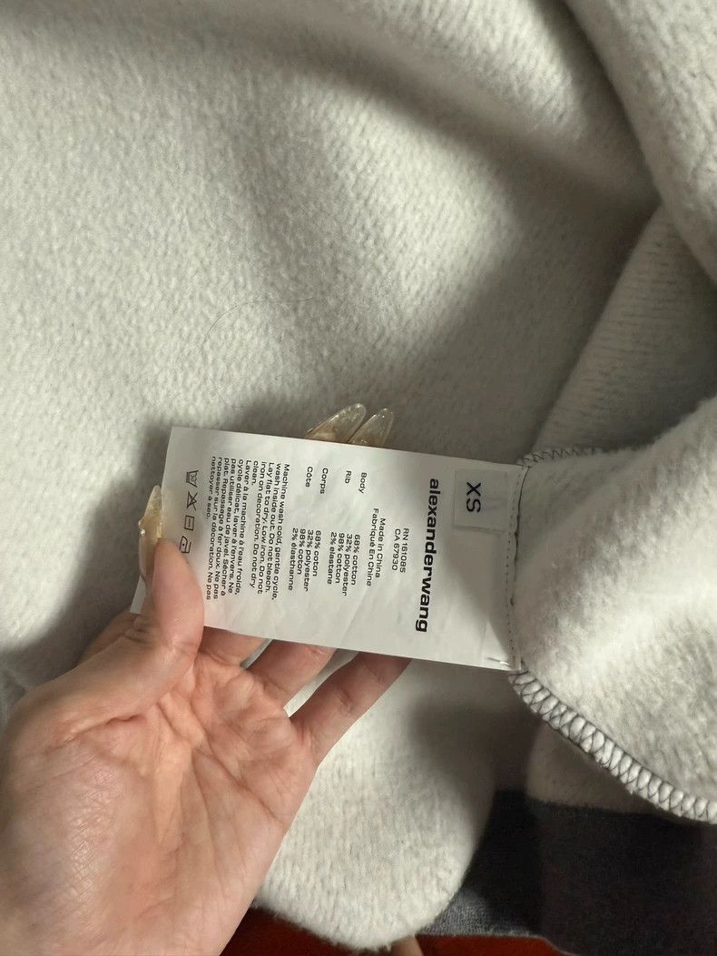 Alexander Wang Alexander Wang Gray Hoodie Size XS / US 0-2 / IT 36-38 - 4 Thumbnail