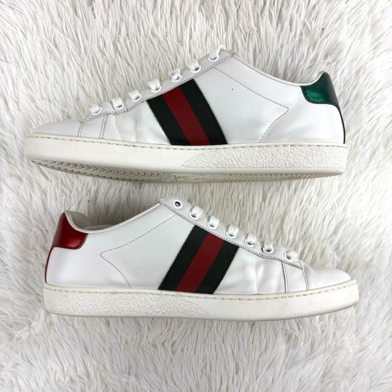 Gucci Gucci Women's Ace Three Little Pigs Sneakers 0079 Size US 7.5 / EU 40-41 - 7 Thumbnail