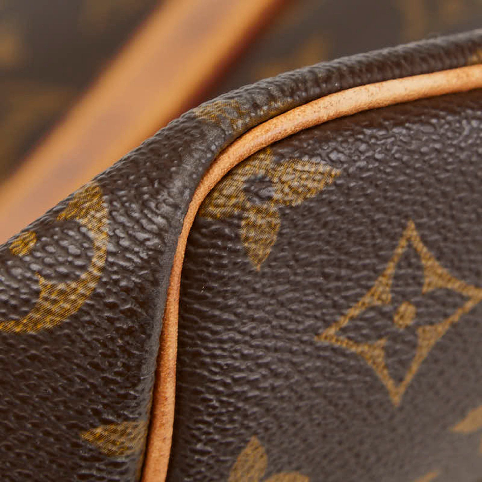 Louis Vuitton Monogram Keepall 50 Boston Bag M41426 Brown PVC Leather Women's LOUIS VUITTON
