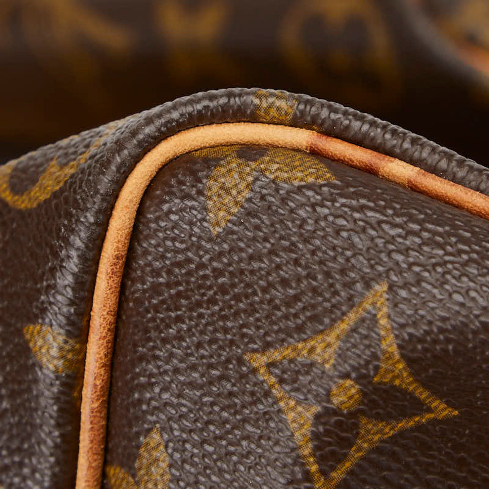 Louis Vuitton Monogram Keepall 50 Boston Bag M41426 Brown PVC Leather Women's LOUIS VUITTON