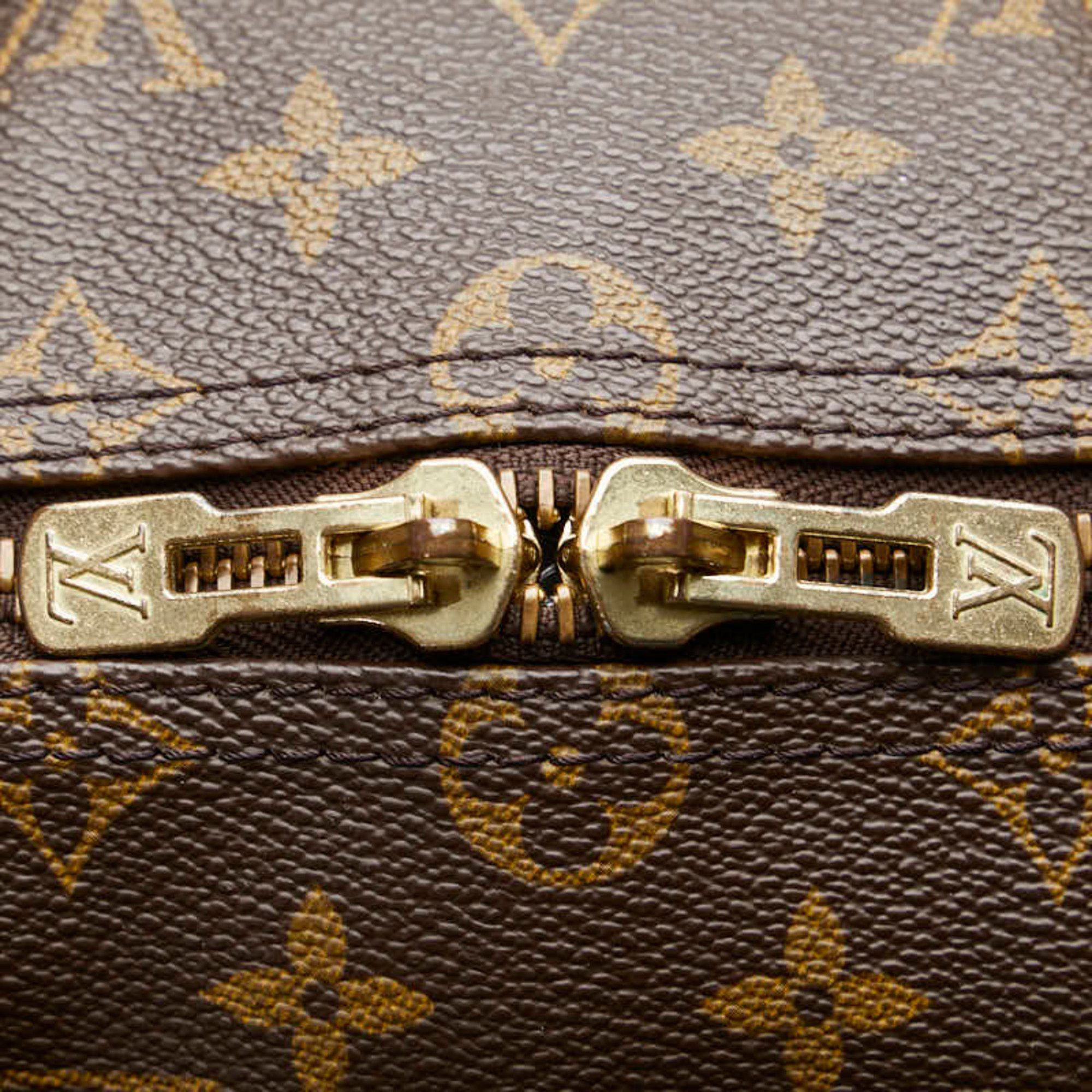 Louis Vuitton Monogram Keepall 50 Boston Bag M41426 Brown PVC Leather Women's LOUIS VUITTON