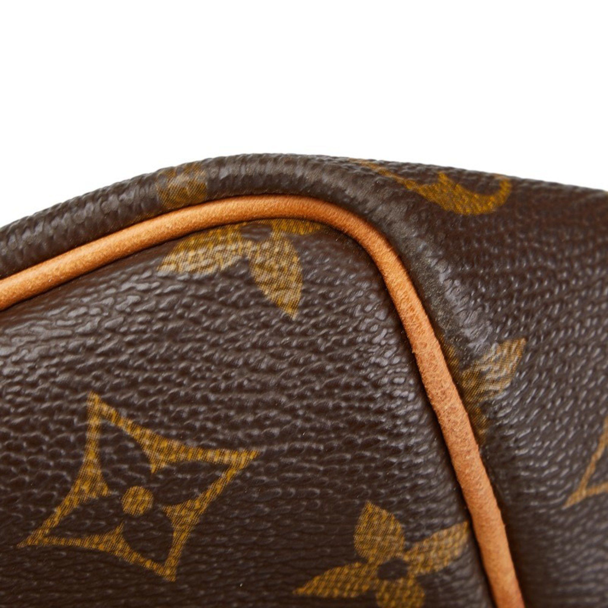 Louis Vuitton Monogram Keepall 50 Boston Bag M41426 Brown PVC Leather Women's LOUIS VUITTON