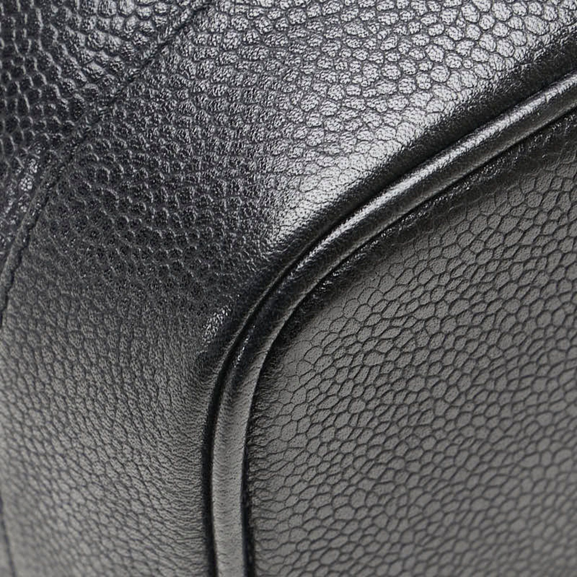 Chanel Chanel Coco Mark Vanity Bag A01998 Black Caviar Skin Women's CHANEL Size ONE SIZE - 4 Thumbnail