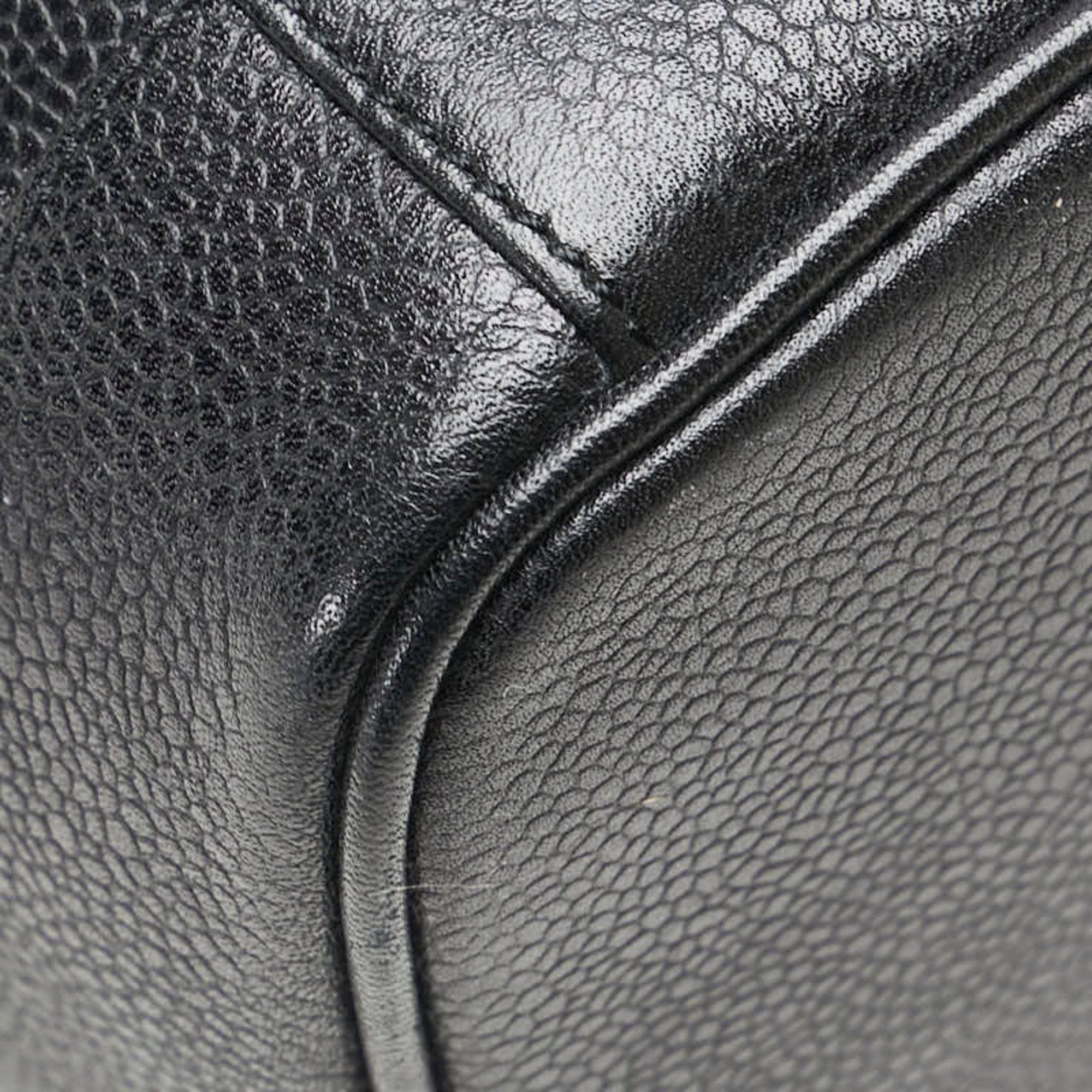 Chanel Chanel Coco Mark Vanity Bag A01998 Black Caviar Skin Women's CHANEL Size ONE SIZE - 6 Thumbnail