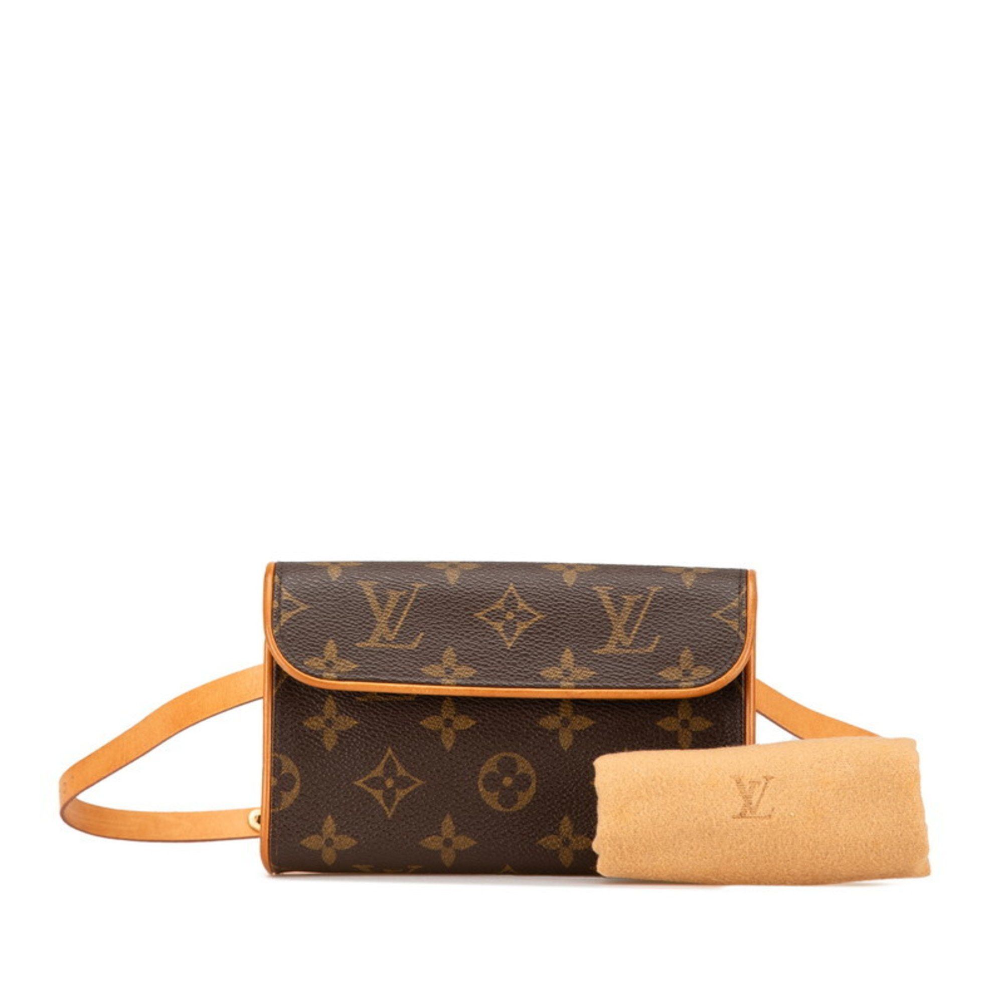 Louis Vuitton Louis Vuitton Monogram Florentine XS Pochette Waist Bag M51855 Brown PVC Leather Women's LOUIS VUITTON Size ONE SIZE - 14 Thumbnail
