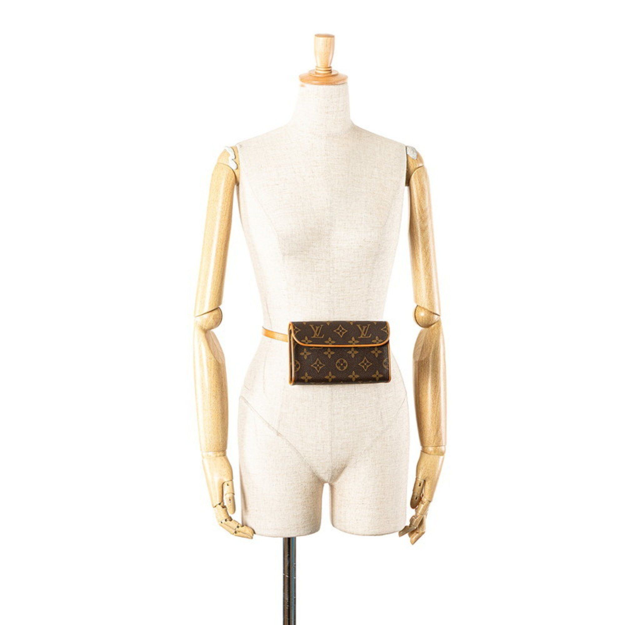 Louis Vuitton Louis Vuitton Monogram Florentine XS Pochette Waist Bag M51855 Brown PVC Leather Women's LOUIS VUITTON Size ONE SIZE - 15 Thumbnail