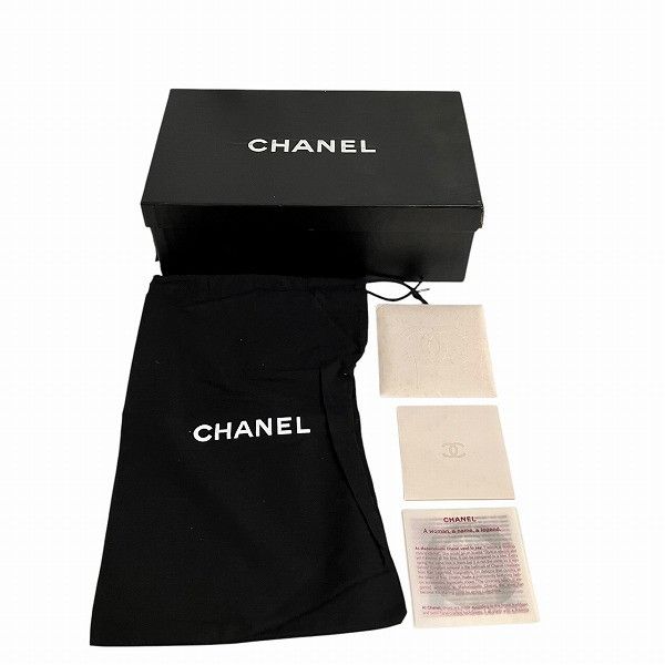Chanel Chanel Chanel Leather Mule Leather Shoes DUTY FREE for USA Size ONE SIZE - 5 Thumbnail