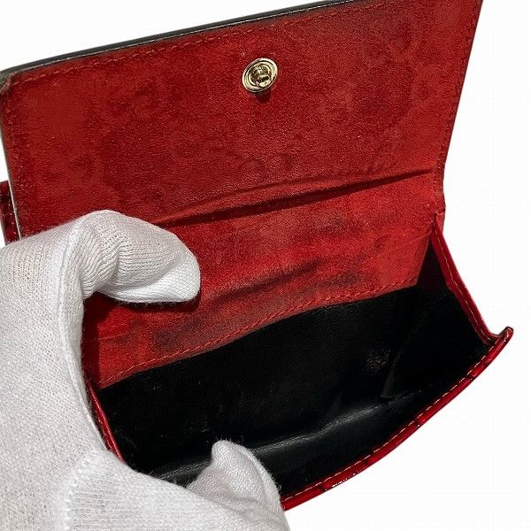 Gucci Gucci Gucci Patent Leather Wallet Enamel Short Wallet 203549 4276 DUTY FREE for USA Size ONE SIZE - 9 Thumbnail