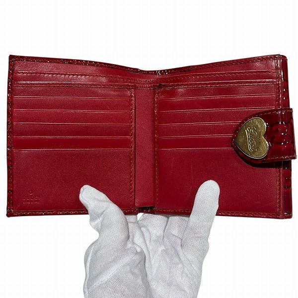 Gucci Gucci Gucci Patent Leather Wallet Enamel Short Wallet 203549 4276 DUTY FREE for USA Size ONE SIZE - 3 Thumbnail