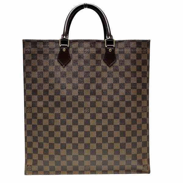 Louis Vuitton Louis Vuitton Louis Vuitton Sac Plat Damier Tote Bag Canvas Tote Bag N51140 Size ONE SIZE - 2 Thumbnail