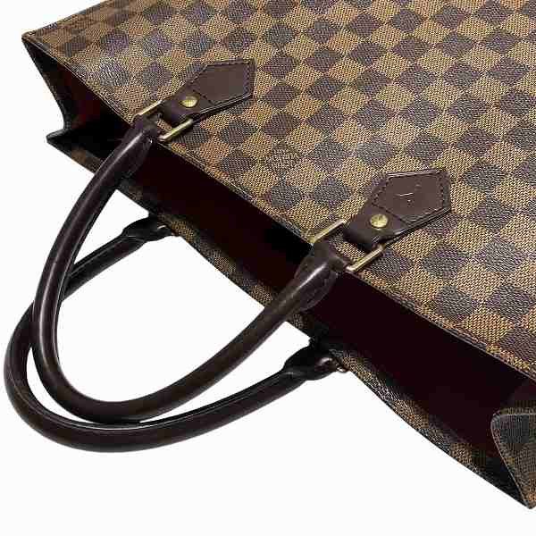 Louis Vuitton Louis Vuitton Louis Vuitton Sac Plat Damier Tote Bag Canvas Tote Bag N51140 Size ONE SIZE - 9 Thumbnail
