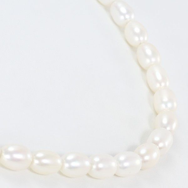 Other Other Silver Pearl Necklace Metal Necklace Size ONE SIZE - 2 Thumbnail