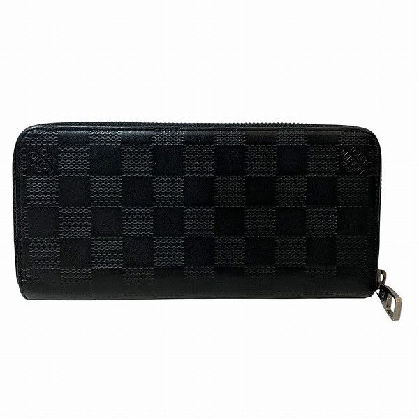 Louis Vuitton Louis Vuitton Louis Vuitton Zippy Wallet Vertical Damier Infini Long Wallet Leather Long Wallet N63548 DUTY FREE for USA Size ONE SIZE - 9 Thumbnail