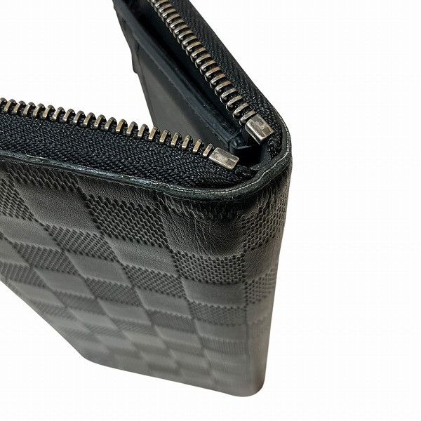 Louis Vuitton Louis Vuitton Louis Vuitton Zippy Wallet Vertical Damier Infini Long Wallet Leather Long Wallet N63548 DUTY FREE for USA Size ONE SIZE - 3 Thumbnail